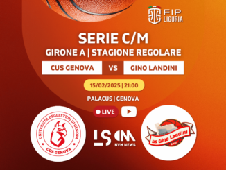 Serie C/M CUS Genova Basket Gino Landini Basket Live Streaming