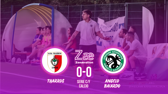 Serie C/F Tharros vs Angelo Baiardo