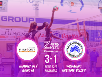 Serie B2/F Rimont Genova Pallavolo vs ValdarnInsieme Volley