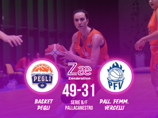 Serie B/F Basket Pegli vs Pallacanestro Femminile Vercelli