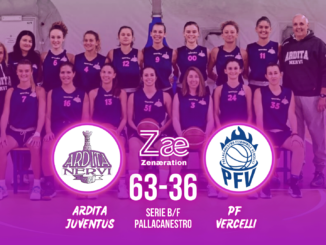 Serie B/F Ardita Juventus vs Pallacanestro Femminile Vercelli