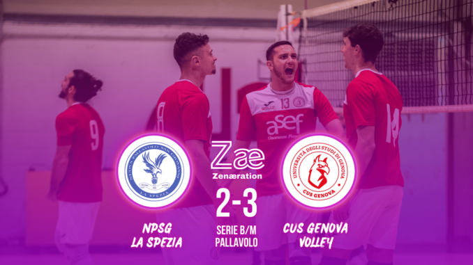 Serie B/M NPSG La Spezia CUS Genova Volley