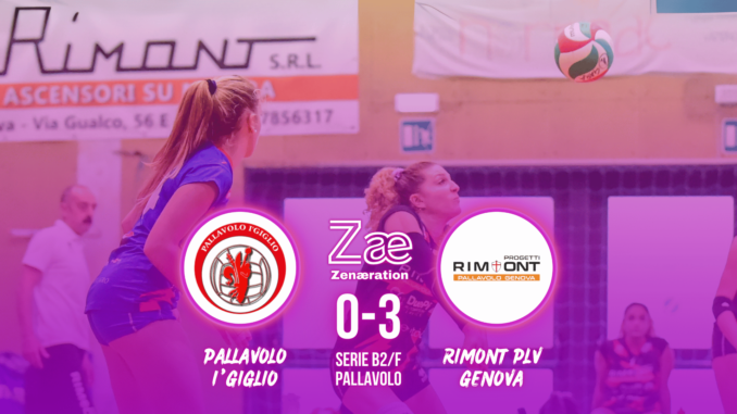 Serie B2/F Rimont Genova Pallavolo Pallavolo I'Giglio