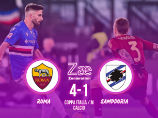 Coppa Italia Roma Sampdoria 4-1