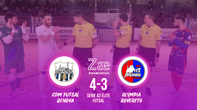 Serie A2 Élite CDM Futsal Genova Olympia Rovereto